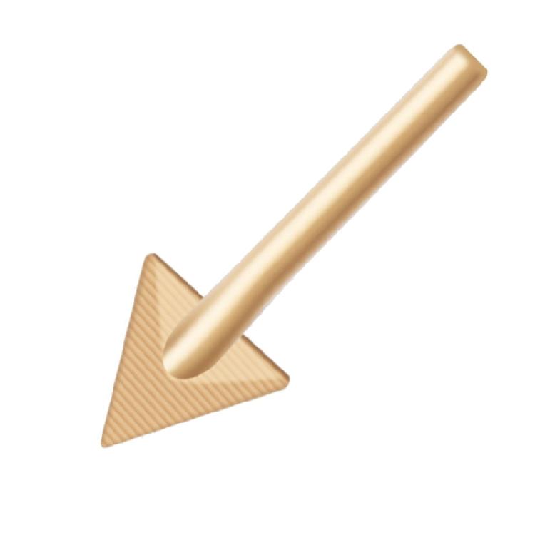 3/4Pcs Soldering Iron Guns Tips Triangular Copper Head Welder Soldering Brazing Equipment Welding Replacement Tips