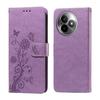 For Xiaomi Redmi K80 Ultra 5G Leather Case Butterfly Floral Imprint Wallet Stand Cover