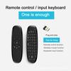 Klawiatura bezprzewodowa 2.4G Klawiatura mysz latająca Klawiatura mini z uczeniem IR dla PC Projektor TV BOX Laptop