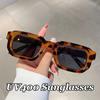 Unisex Fashion Retro Square Frame Sunglasses New Trend Outdoor Uv400 Sunglasses Fashion Full Frame Riding Driving Goggles