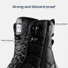 Herrenstiefel Wintermode Outdoor Herrenschuhe High-Top Wandern Stiefeletten Wasserdichte Schneesturmfeste Schuhe Schneeplüsch Herrenschuhe
