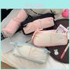 Canvas Cloud Ribbon Butterfly Pencil Case With Large Capacity For Students And School Supplies