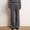 Cashmere High-Waisted Wide-Leg Knit Pants - Autumn/Winter Collection