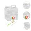 Contenitore Acqua Dispenser Bevande Capacità 10L Portatile Versatile per Barbecue Sopravvivenza Auto