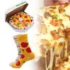 Midcalf Colorful Pizza Socks Box Cartoon Bacon Vegetable Food Christmas Gift