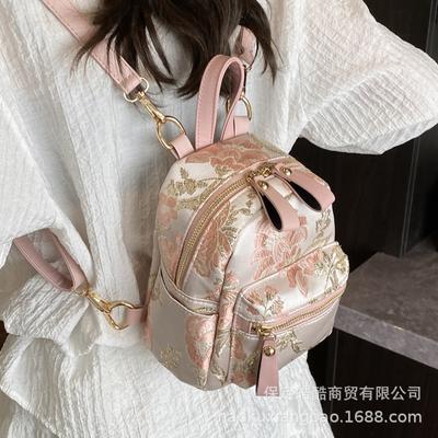 Retro Rucksack Damen 2025 neue Mode und Freizeit Nischendesign Koreanische Version Street-Trend Ausgehen Reise Rucksack