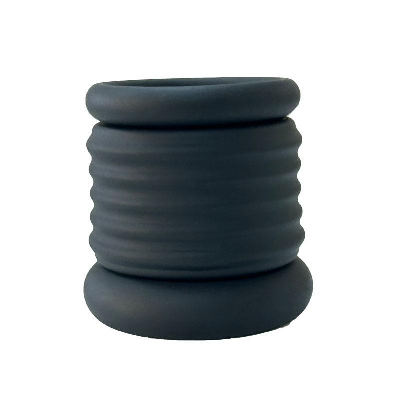 Silicone Ball Lock Penis Sleeve Restraint Ring for Endurance and Sperm Delay