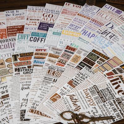 20 Stück Vintage Journaling Scrapbooking Papier Vintage Journaling Supplies Craft Journal Planer Ästhetisches Zimmer Dekor