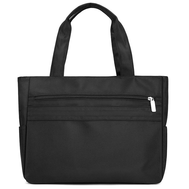 Women's Bag Lightweight Nylon Tote Bag Men Solid Color Shoulder Bag