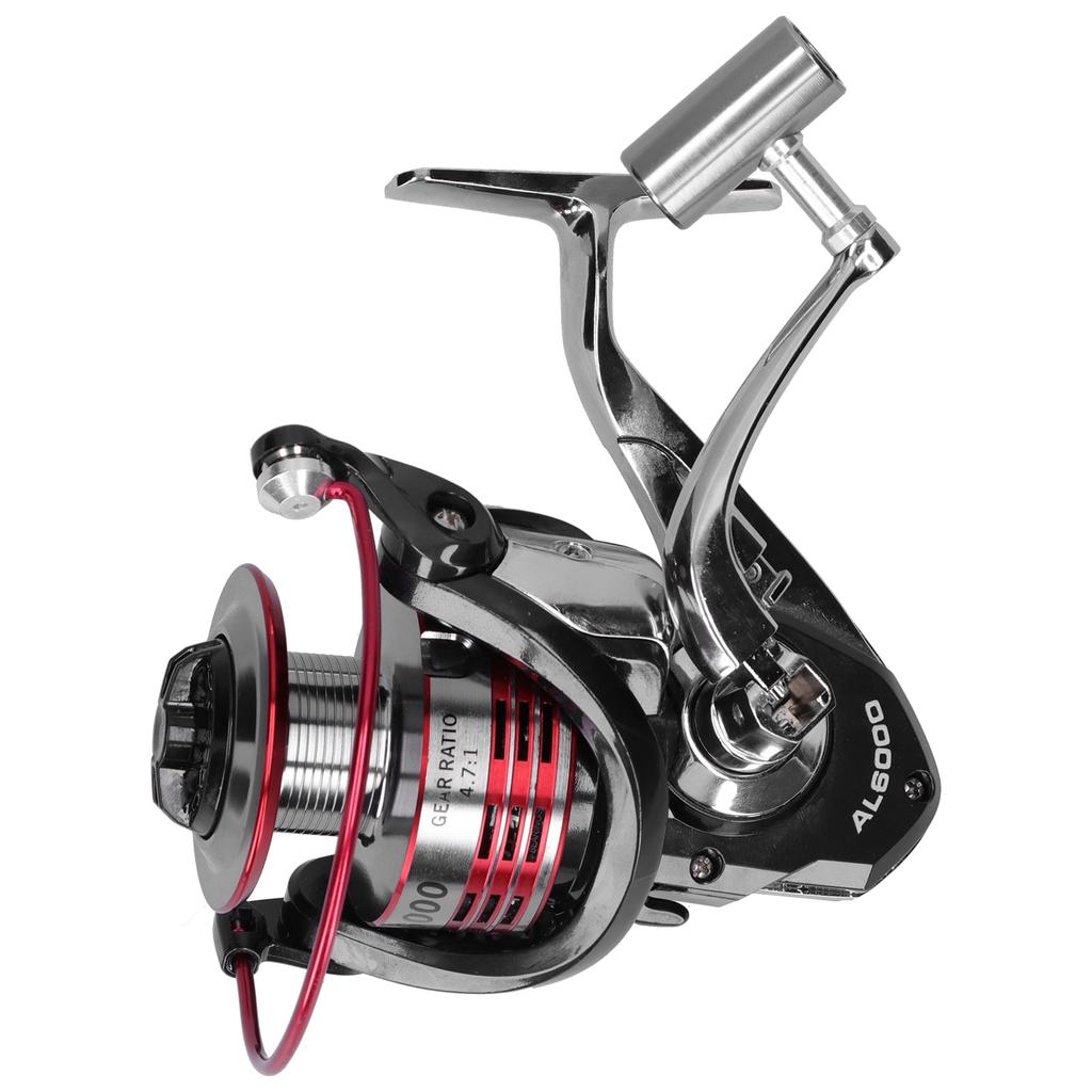 Metal Spinning Reel 13+1BB Left Right Interchangeable 4.7:1 Gear Ratio Fishing Wheel