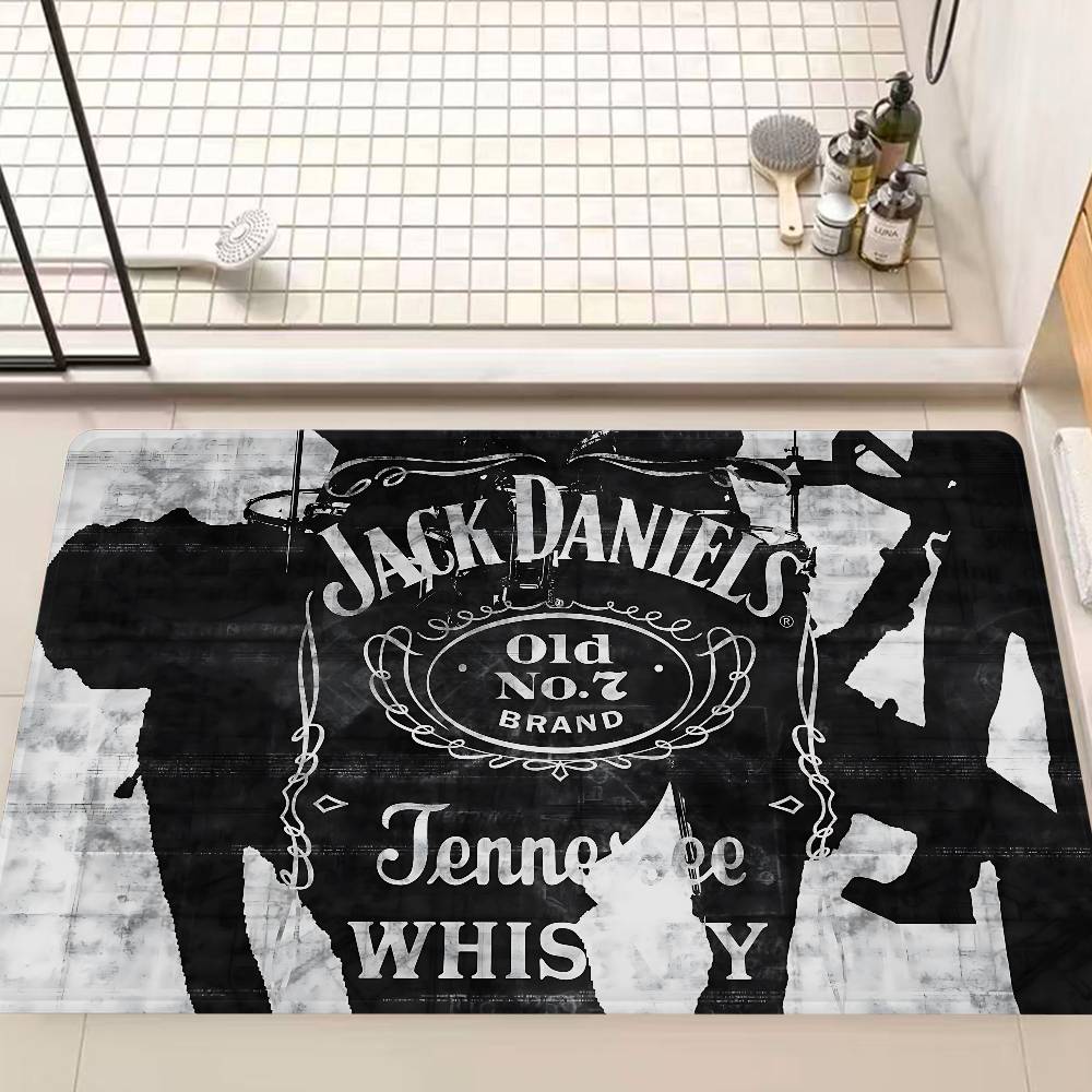Brand J-Jack Daniel Luxury Entrance Door Mat Nordic Style Bedroom Living Room Doormat Home Balcony Anti-Slip Modern Home Decor