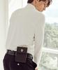 Piap Nero Leather Mini Crossbody Bag Black