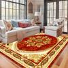 Red Vintage European Royal Luxury Carpet for Living Room Large Area Rug Soft Fluffy Non-slip Washable Bedroom Lounge Floor Mats