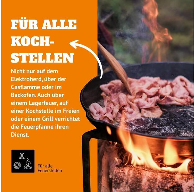 Petromax Fp25t Frying Pan with Handle 1.6 L