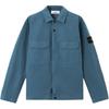 Slim Fit Zip Solid Color Logo Long Sleeve Shirt Men Shirts K2S151200009S0211-V0057