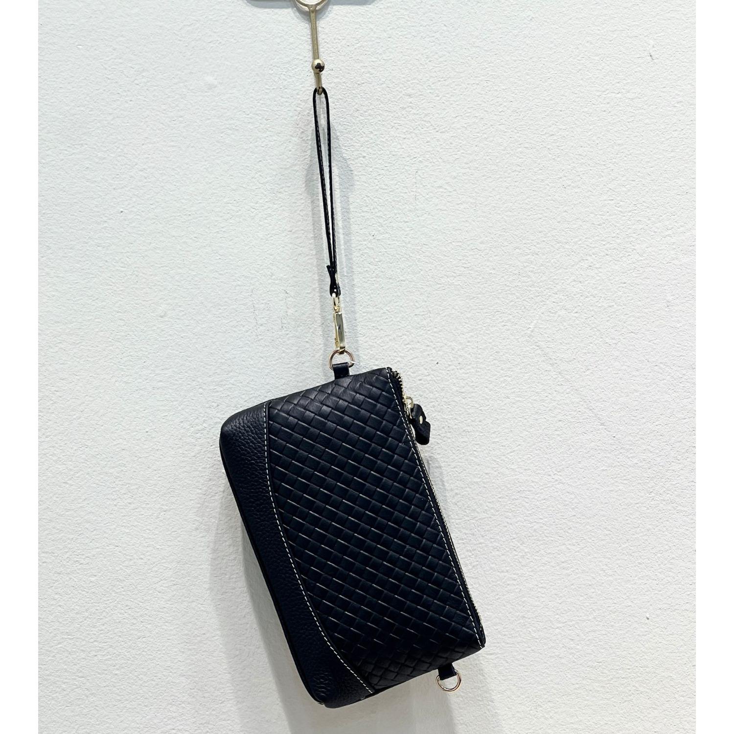 

Сумка из воловьей кожи Niche Light Luxury, универсальная женская сумка, сумка-мешок для переноски мобильного телефона чёрный