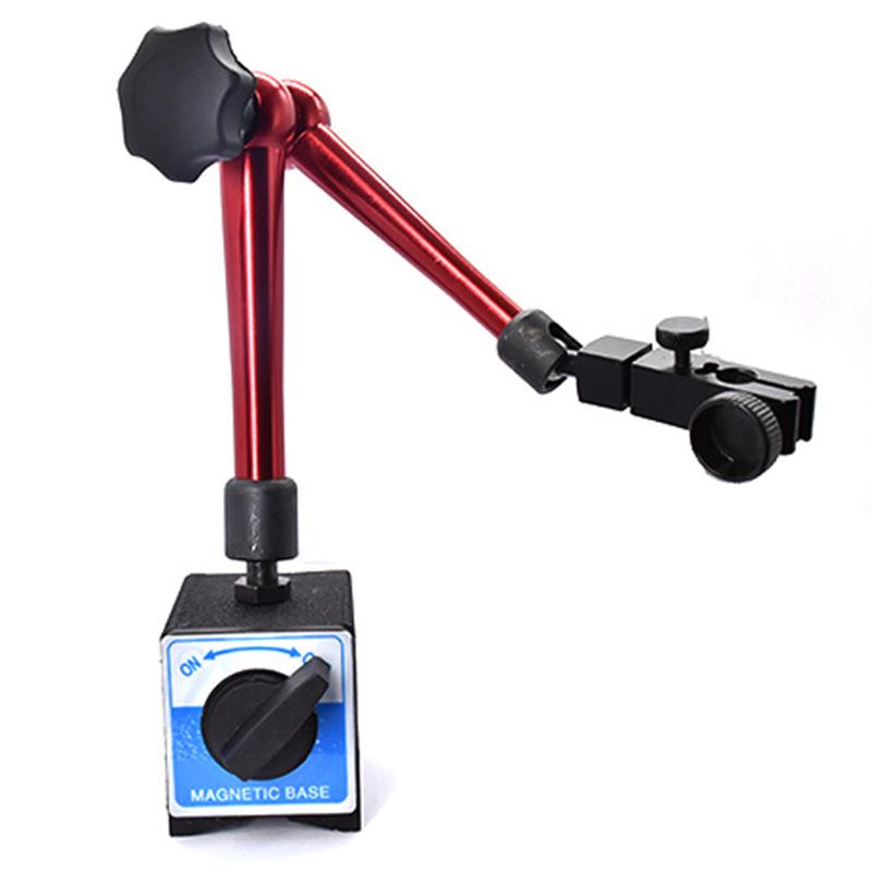 Magnetic Dial Indicator Base with Mechanical Lever and Hydraulic Oil Pressure Gauge