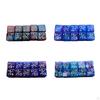10 Pcs Acrylic Dice Math Counting Teaching Adding Subtracting Mathematical Tool, Board