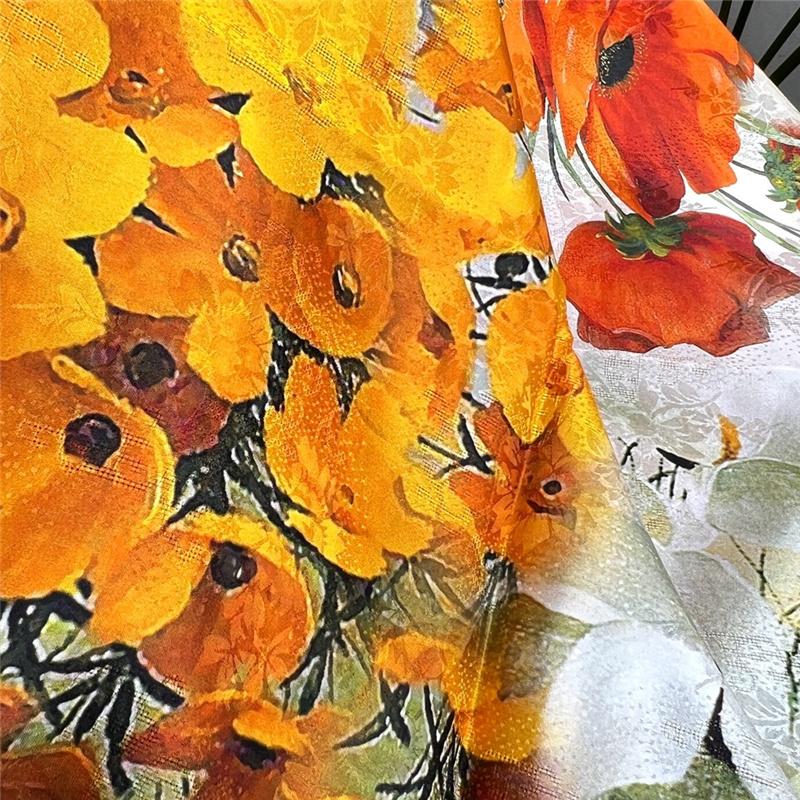 106*106cm 100% Maulbeerseide Hochwertiger doppelseitiger quadratischer Schal Schal Halstuch