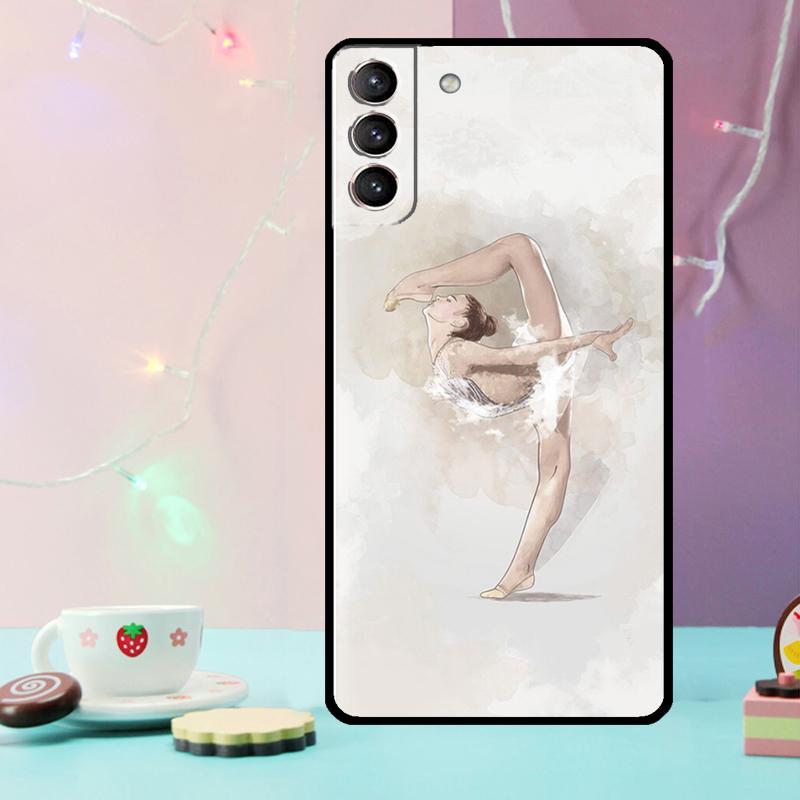 

Масляная живопись Гимнастика Чехол для телефона Для Samsung Galaxy S25 Ultra S20 S21 S22 S23 S24 Plus S9 S10 S24 FE S25 FE Чехол Galaxy S9