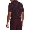 Under Armour Polo Shirts Men's Burgundy Polo Collar Moderate Straight Fit Unisex 1379734-600