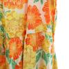 Zara Linen Blend Floral Cami One Piece 13-14 Orange Series Kid's Used