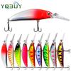 7cm/6g Long Tongue Board Minnow Lure Bait Fake Sinking Bait for Sea & Freshwater Fishing Bass Casting Distance Up To 100m