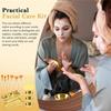3-Compartment Tray Beauty Tool Kit Stainless Steel Facial Bowl Set  For Spa Treatments