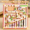 Montessori Maze Board Game Number Color Sorting & Fine Motor Skills Wooden Magnetic Rolling Maze Educational Toys For Toddlers