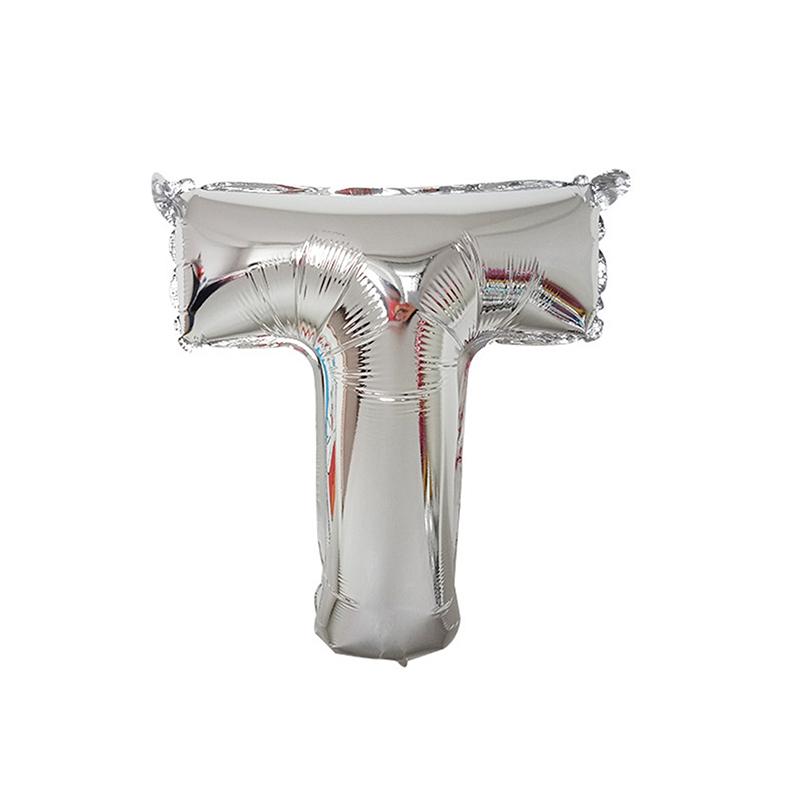 1/26Pcs 16 Inch Alphabet Foil Balloons Silver Aluminum Letter Balloons Reusable Decor Wedding Birthday Party Events