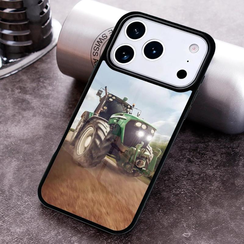 Farm Tractor Phone Case for iPhone 17 16 15 Pro Max Air 14 13 12 11 Plus Shockproof Cover