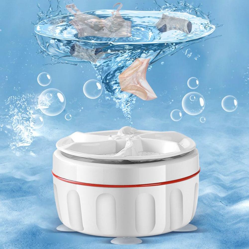 Small USB Washing Machine Turbine Clothes Washer Travel Home Portable