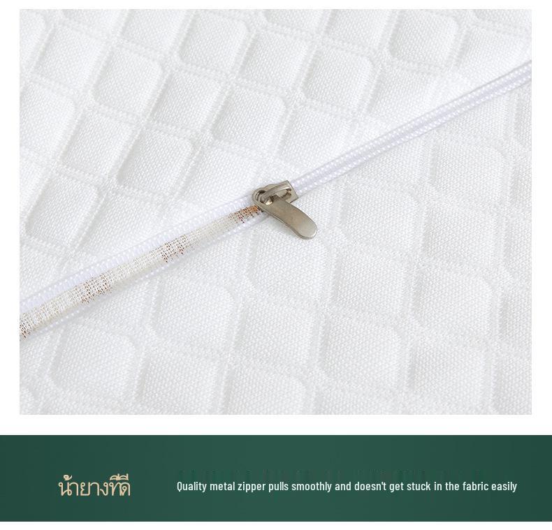 Thailand Natural Latex Neck Support Pillow - Cervical Protection Sleep Aid for Home, Dorm, and Kids
