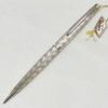 Used Platinum Fountain Pen, Rotary Retractable, Silver, Sterling Silver, Mechanical Pencil