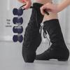 Summer Canvas Jazz Dance Shoes - High-Top for Kids & Adults, Girls' Practice Jazz Boots