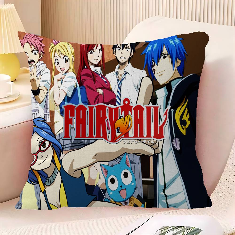 F-Fairy T-Tail A-Anime Pillow Cover For Bedroom Room And Living Room Sofa Decorative Cushion Cover