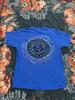 Vintage 80s T&C Town And Country Surf Surfer Fractal Blue Men’s Shirt Size Large