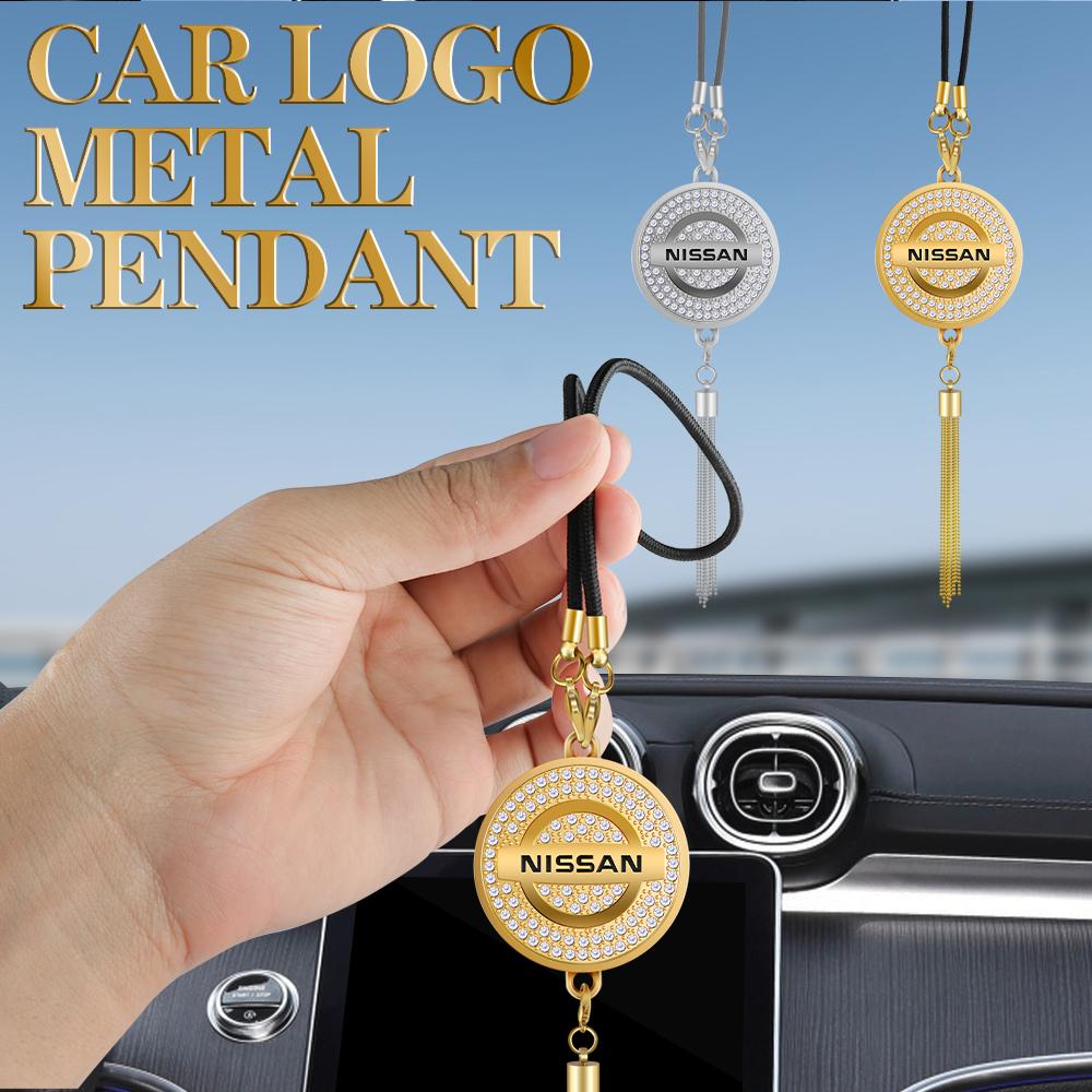 Hub Cap Car Interior Pendant Metal Pendant Rearview Mirror Pendant Gift For Nissan Nismo Xtrail Sentra Rogue Note Leaf Qashqai BMPQR1