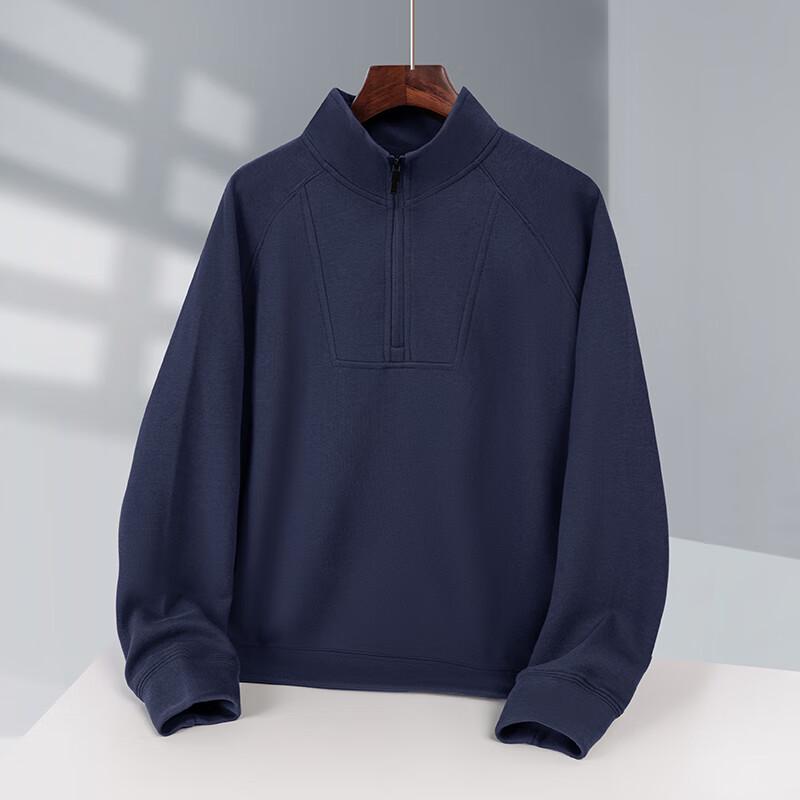 Neboocen Unisex Quarter-Zip Solid Sweatshirt