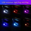 Mini USB LED Car Light Auto Atmosphere Neon Light Plug And Play Decoration Ambient Lamp Car Interior Lights Car-styling