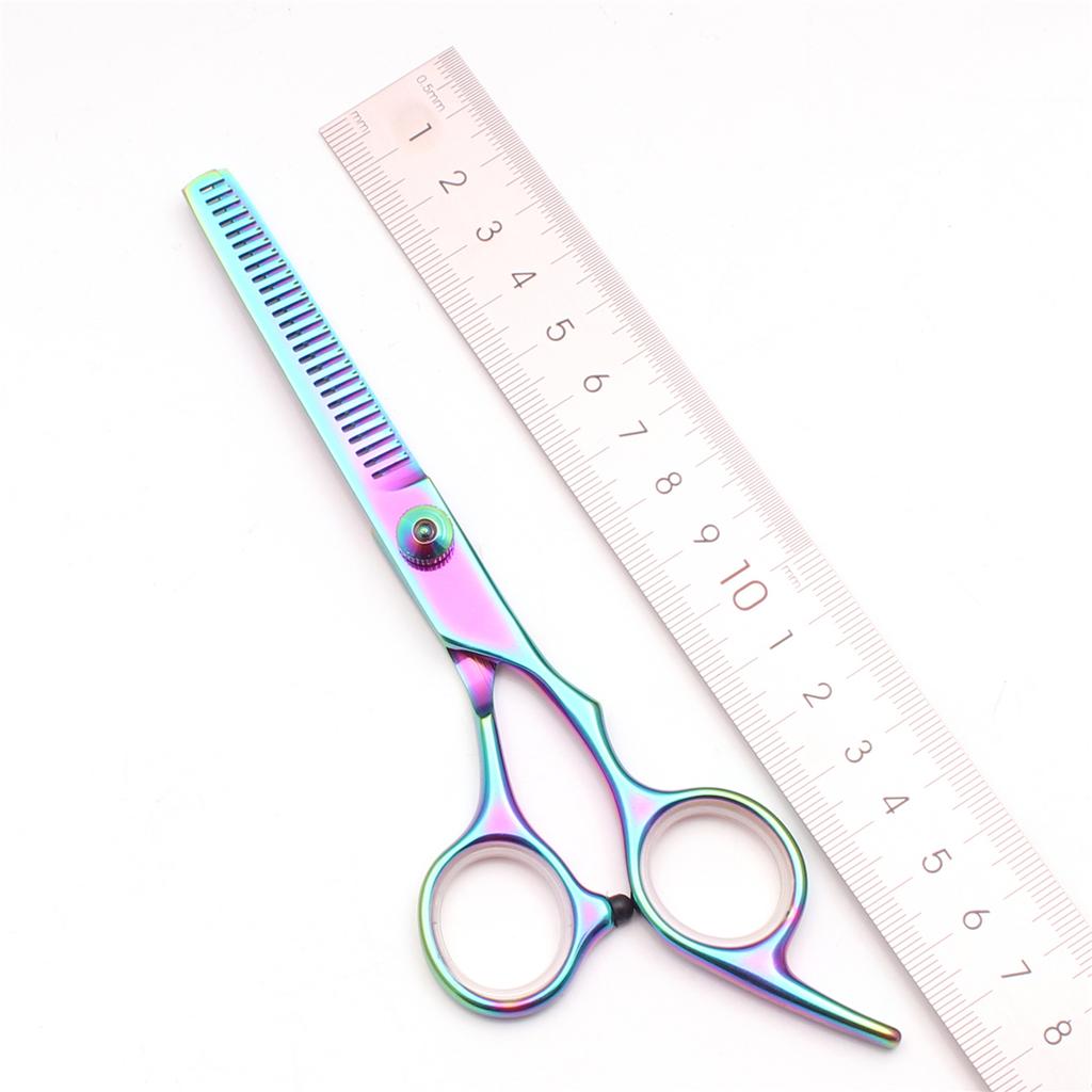 6.0 Professional Hairdressing Scissors Hair Cutting Thinning Shears Comb Razor Set Home & Salon Barbers Japanese Stainless