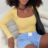 Long-sleeved Slim Vest T-shirt Women's Autumn and Winter 2025