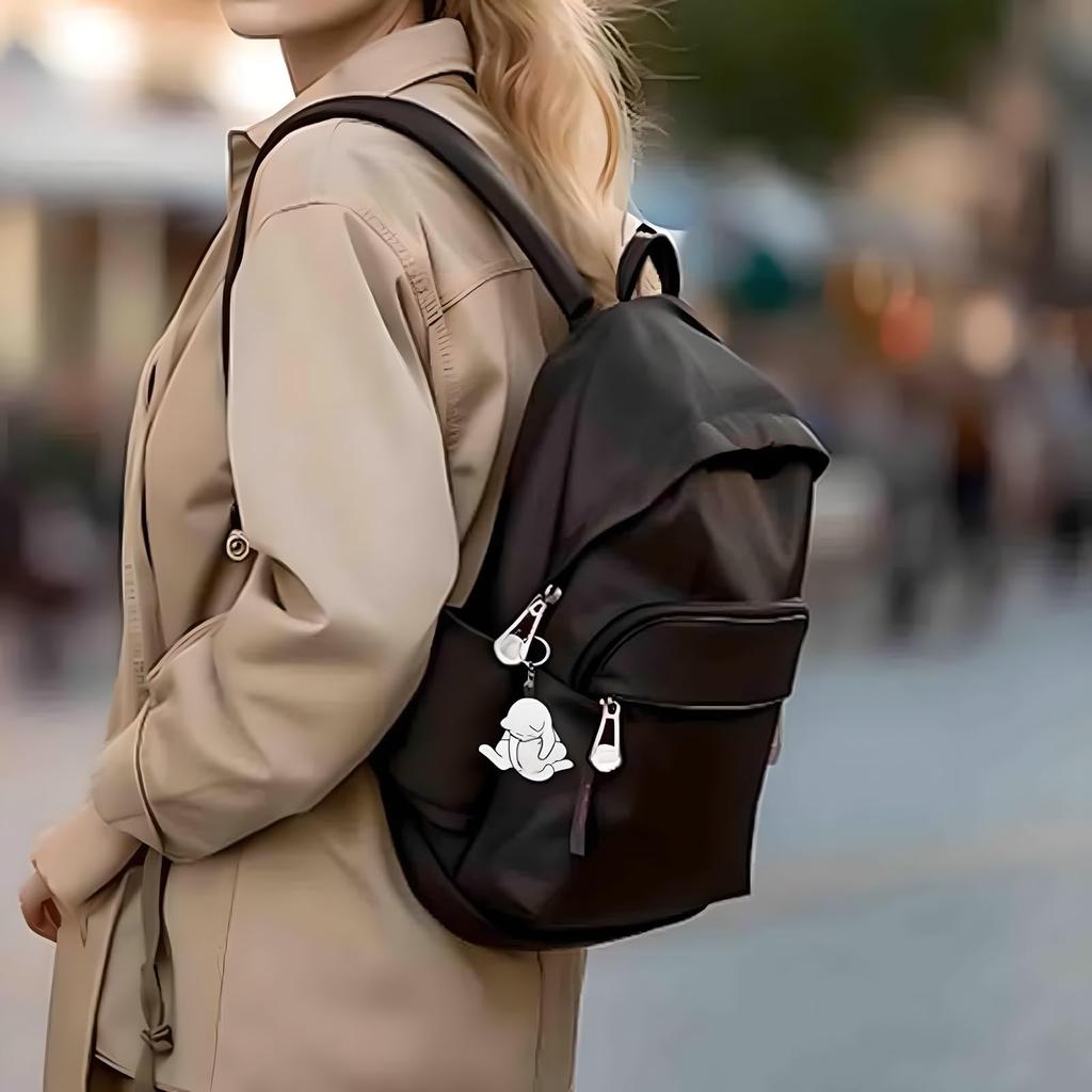 Vibrly Cat Keychain, Fun 3D Rotating Cat Keychain, A Must-Have for Cat Lovers, Interactive Fidget Toy, Bag Charm, Perfect Gift, Lightweight, Adorable