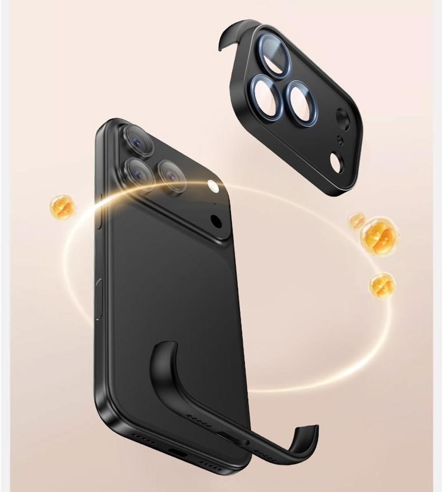 Bumper in Silicone Senza Bordi con Protezione Lente Custodia per IPhone 17 Air 14 13 12 15 16 Pro Max Plus 17Pro 16Pro Copertura Angoli IPones