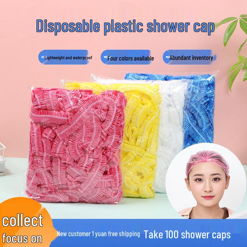 

Disposable Anti-Hair Loss Head Cover Cap for Kitchen & Catering Length 42cm синій
