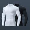 Men Quarter Zip Sweatshirt Stand-up Collar Slim Fit Pullover Long Sleeve Athletic Muscle Top Workout Sweatshirt for Jogging Gym Outdoor Fitness