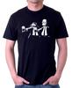 PULP Fiction Homer Parody Funny Tarentino Film Black T-shirt 09872