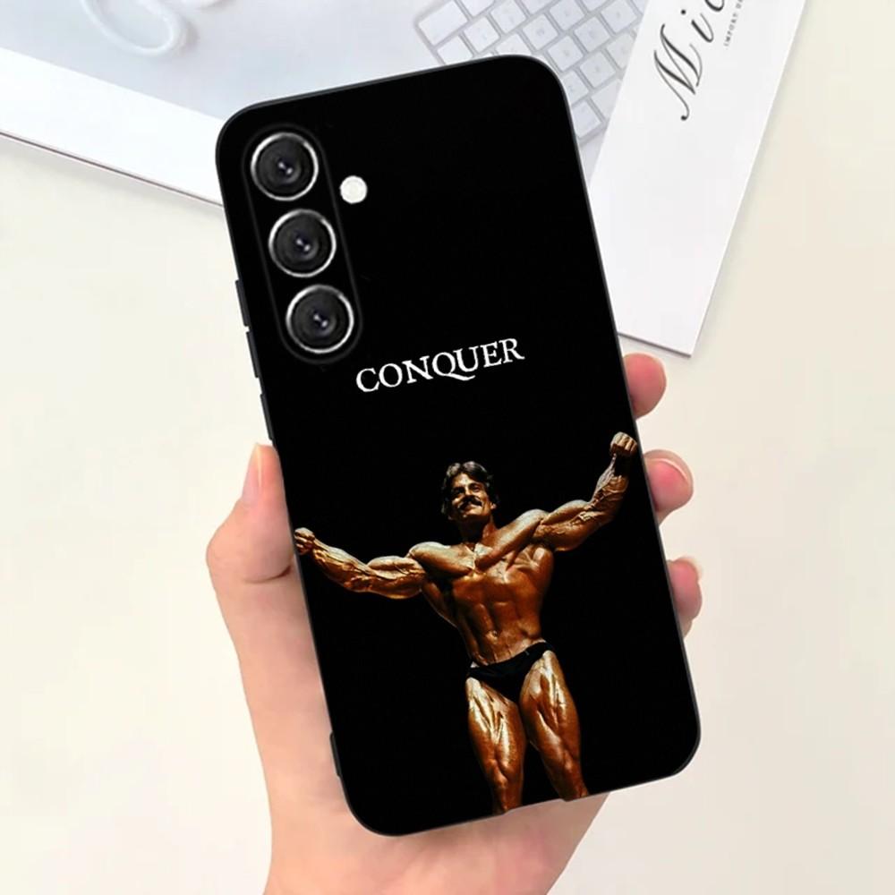 Bodybuilding Gym Fitness Handyhülle Handyhülle Für Samsung S25,S24,S21,S22,S23,S30,Ultra,S20,Plus,Fe,Lite,Note,10,5G Schwarze Hülle
