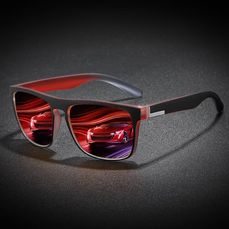 1/3Pcs Square Gradient Polarized Sunglasses Anti Glare Sun Shades For Summer Party Vacation Travel Driving Fishing Glasses