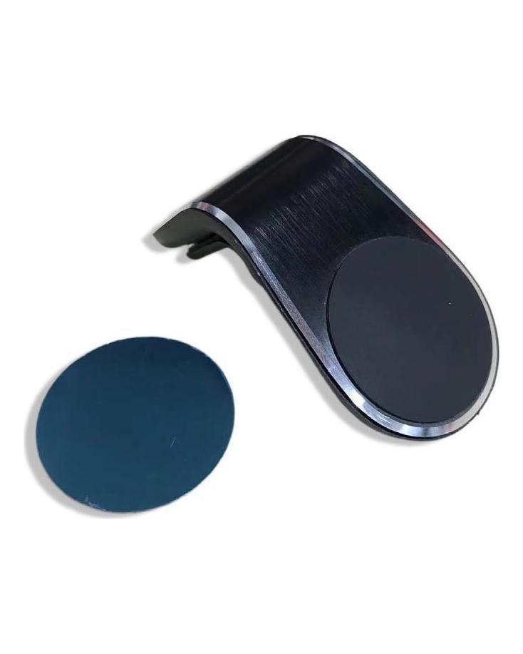 Cross-Border Car Phone Holder: Magnetic Air Vent Mount with L Bracket Clip